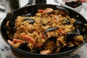 Spanien Urlaub Paella, Tapas und Fischgerichte