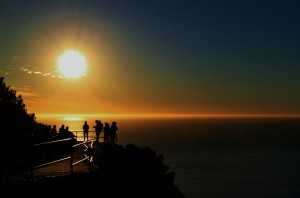 Südafrika Urlaub Sonnenuntergang