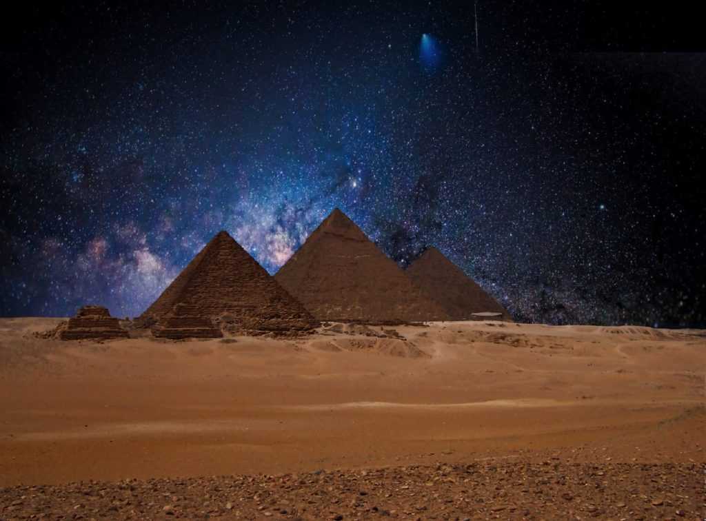 Ägypten Urlaub Wüste Pyramide Sterne Giza