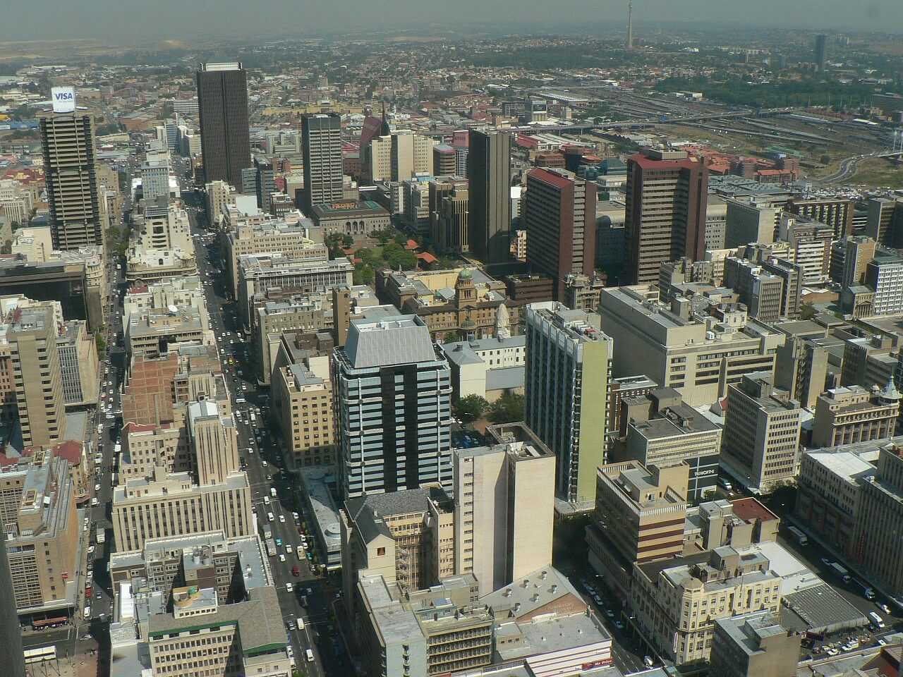 Südafrika Urlaub Johannesburg Skyline